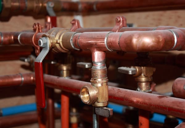 copper pipes